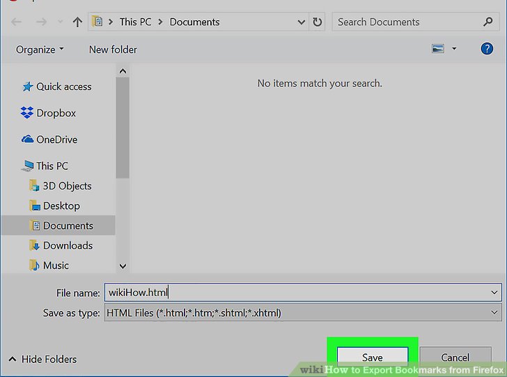 728x541 How To Export Bookmarks From Firefox Steps