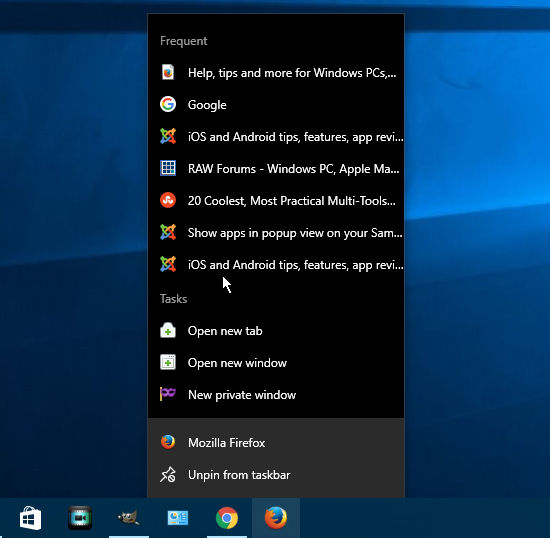 Squash The Jump List Bug In Firefox And Get The Menu Back 550x538 Squash The Jump List Bug In Firefox And Get The Menu Back