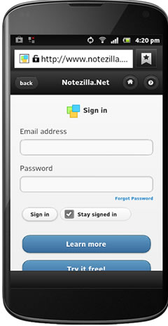 Creating Notezilla App Icon On Phone Home Screen Using Firefox 240x465 Creating Notezilla App Icon On Phone Home Screen Using Firefox