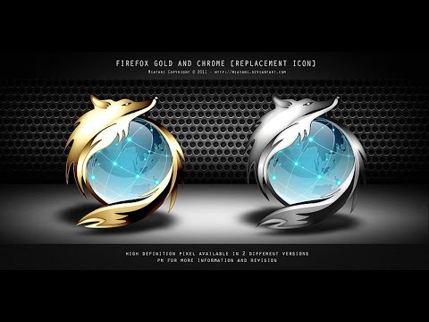 How To Change Firefox Desktop Icon To A Gold Or Chrome Fox 480x360 How To Change Firefox Desktop Icon To A Gold Or Chrome Fox