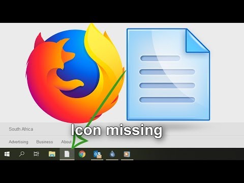 480x360 Firefox Logo Icon Shows White On Taskbar Windows