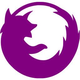256x256 Purple Firefox Icon