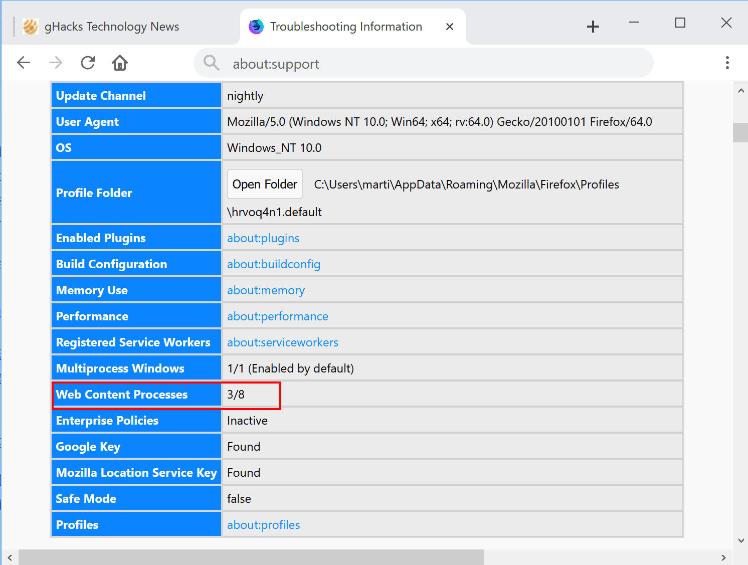Mozilla Tests More Content Processes In Firefox Nightly 1492x1127 Mozilla Tests More Content Processes In Firefox Nightly