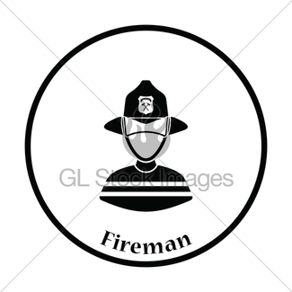 Fireman Icon Gl Stock Images 325x325 Fireman Icon Gl Stock Images