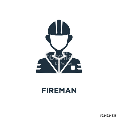 Fireman Icon Stock Image And Royalty Free Vector On Fotolia 500x500 Fireman Icon Stock Image And Royalty Free Vector On Fotolia