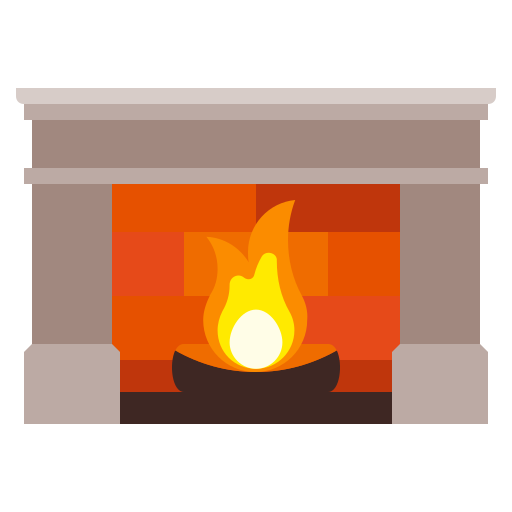 512x512 House, Fireplace Icon Free Of Household Things Icons