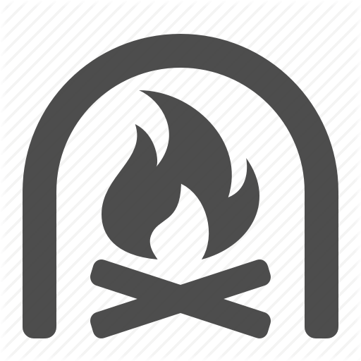 512x512 Fire, Fireplace, Flame, Home, Logs Icon