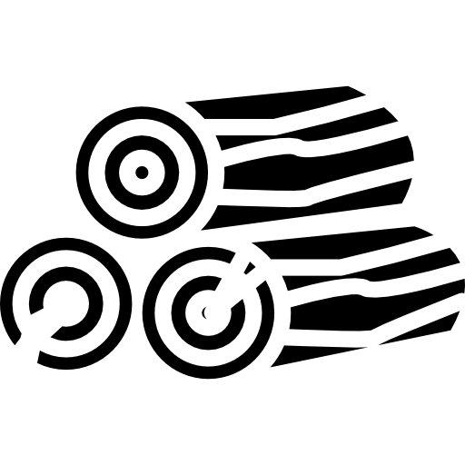 512x512 Firewood Trunks Stacked Icons Free Download