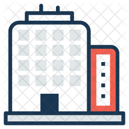 256x256 Firm Icon Of Colored Outline Style