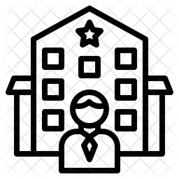 256x256 Firm Icon Of Line Style