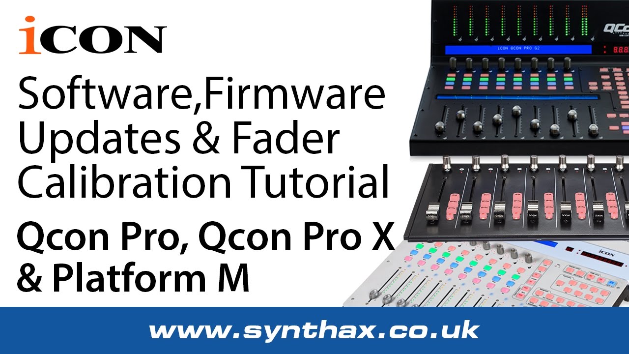 Icon Qcon Pro X, Platform M Controllers 1280x720 Icon Qcon Pro X, Platform M Controllers