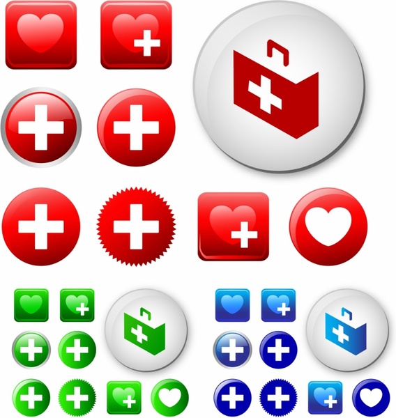 568x600 First Aid Icons Free Vector In Adobe Illustrator