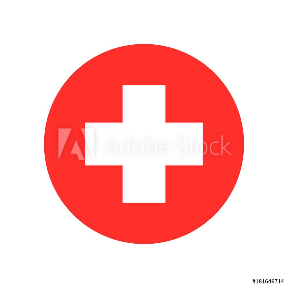 1000x1000 Fotografie, Obraz First Aid Icon Vector Posters Cz