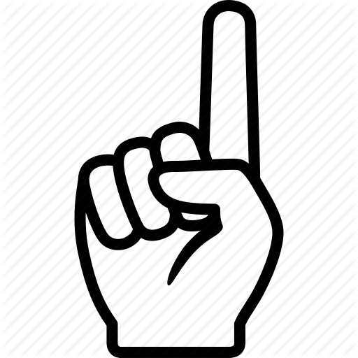 512x512 Best, Finger, First, Hand, Index, Number, One Icon