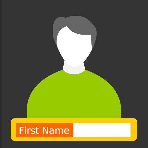 500x500 First Name Icon