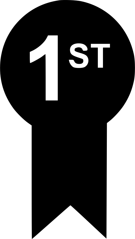 556x980 Transparent Ribbons First Place