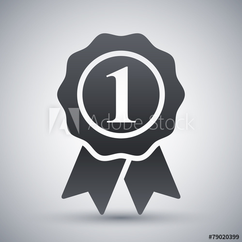 500x500 Vector First Place Icon