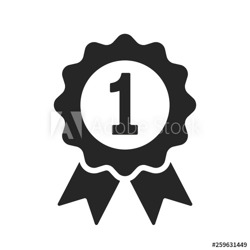 500x500 Award Medal For First Place Icon Vector