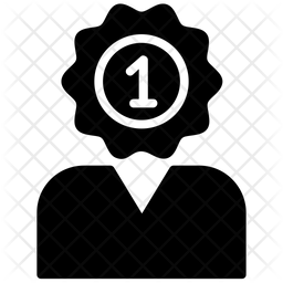 256x256 First Place Icon Of Glyph Style