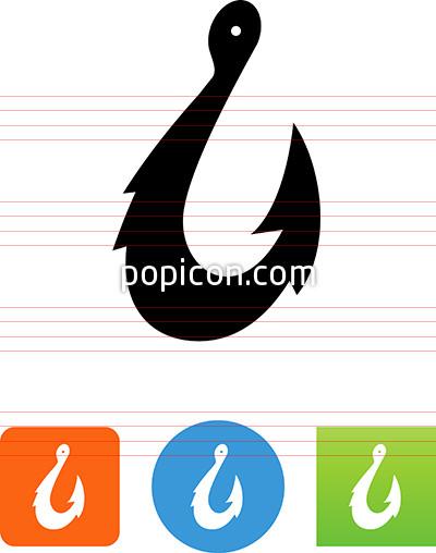 400x508 Fish Hook Icon
