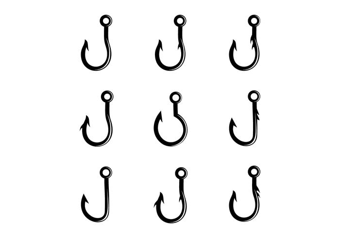 700x490 Fish Hook Icon Vector