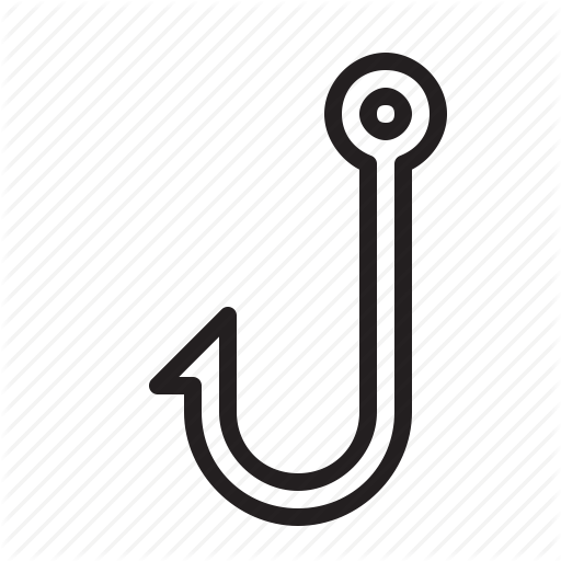 512x512 Fish, Fishing, Hook, Nautical, Ocean, Sea Icon