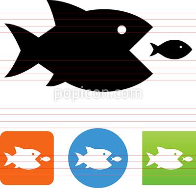 400x383 Fish Eating Fish Icon