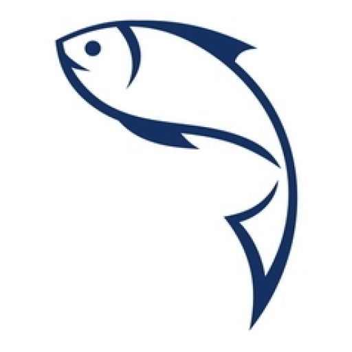 512x512 Cropped Fish Icon Vector