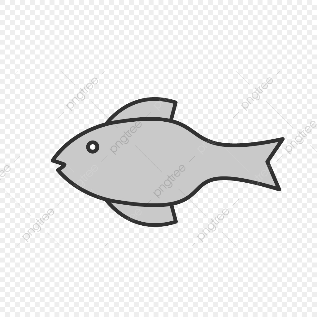 1024x1024 Vector Fish Icon, Fish, Food, Healthy Food Png Transparent Clipart
