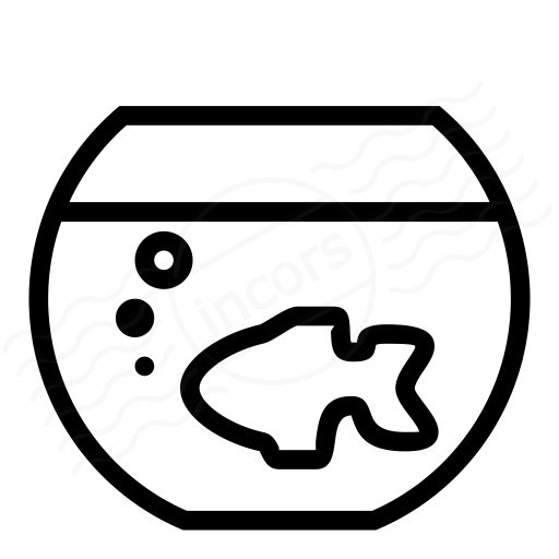 512x512 Iconexperience I Collection Fish Bowl Icon