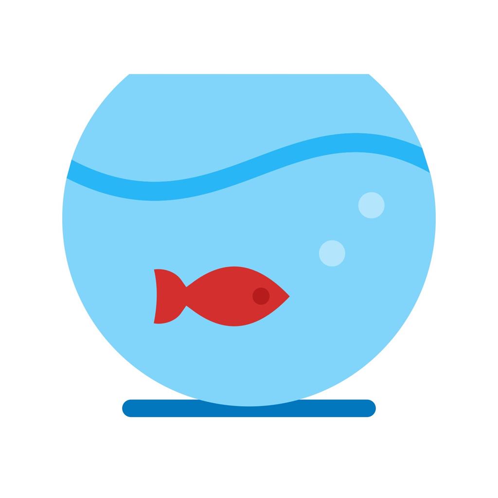 1024x1024 Fish Bowl Flat Multicolor Icon