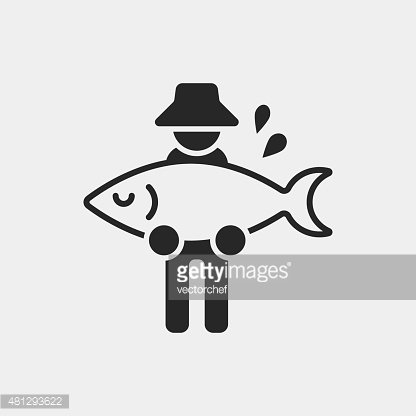 416x416 Fisherman Icon Premium Clipart