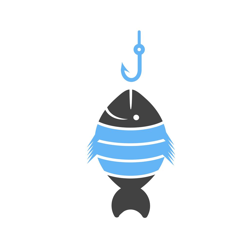 1024x1024 Fish Caught Blue Black Icon