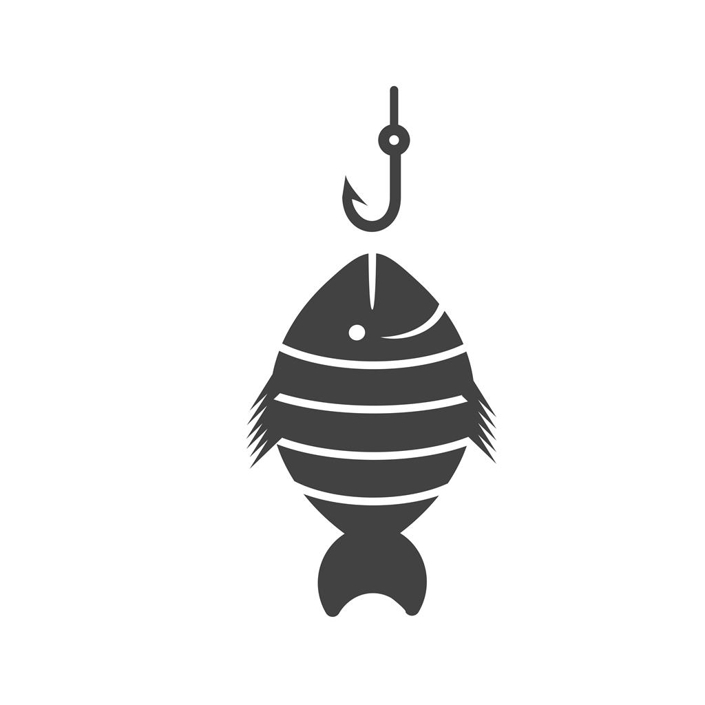 1024x1024 Fish Caught Glyph Icon