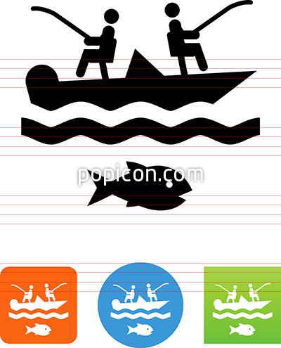 400x495 Fishing Boat Icon