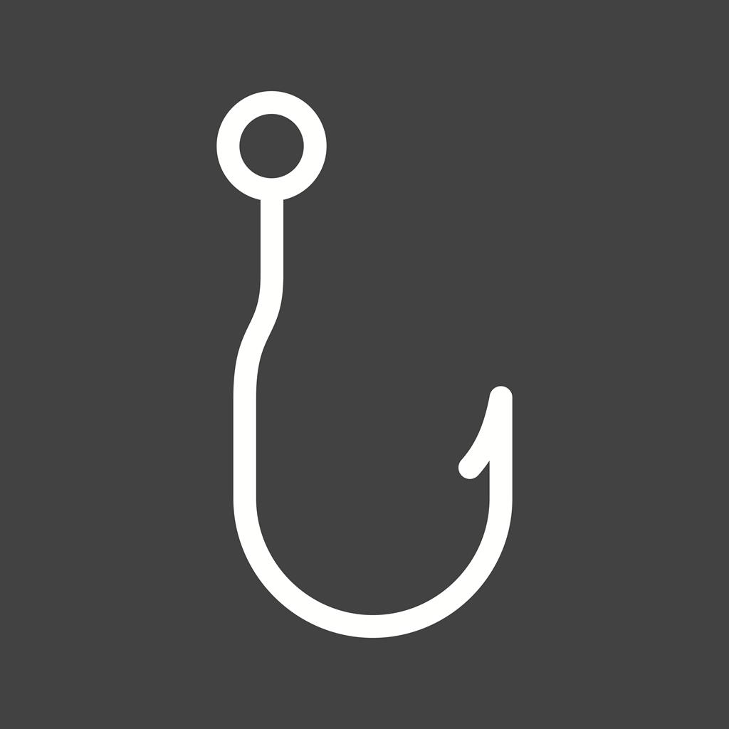 1024x1024 Fishing Hook Line Inverted Icon