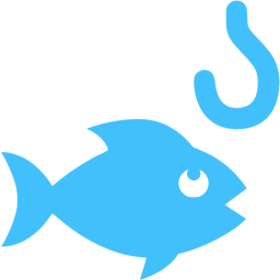 256x256 Caribbean Blue Fishing Icon