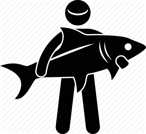 512x470 Catch, Fish, Fishing, Man, Person Icon
