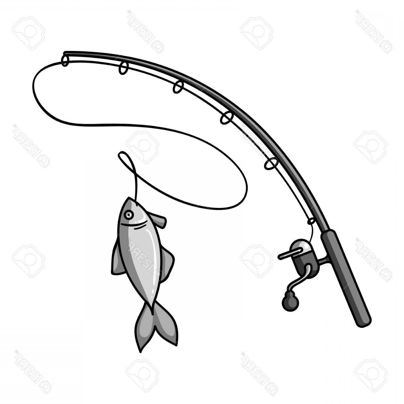 Fishing Pole Icon at Vectorified.com | Collection of Fishing Pole Icon ...