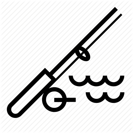 512x512 Equipment, Fishing, Pole, Spinning, Sports, Tool, Water Icon