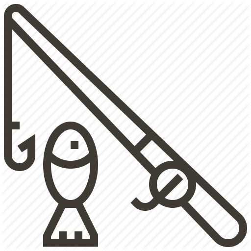512x512 Fish, Fishing, Fishing Pole Icon