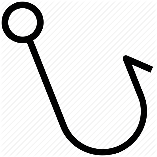 512x512 Fishhook, Fishing, Fishing Equipment, Fishing Hook, Fishing Rod Icon