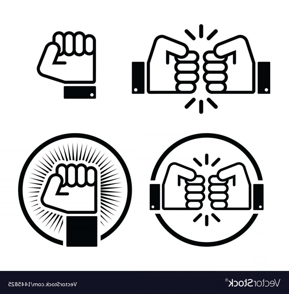 1200x1222 Fist Fist Bump Icons Set Vector Soidergi