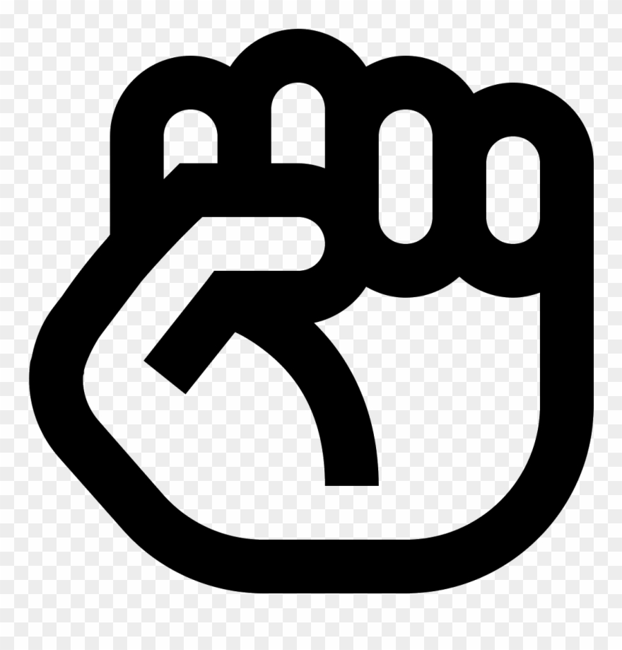 880x919 Clenched Fist Icon