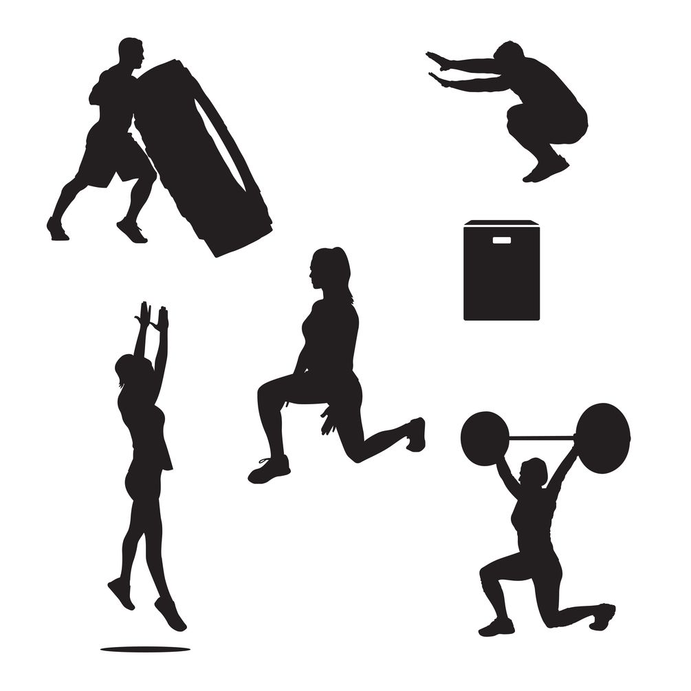 1005x1005 Workout And Crossfit Icons Graphic Design And Advertising