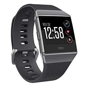 342x342 Fitbit Ionic Gps Smart Watch, Charcoalsmoke Gray, One