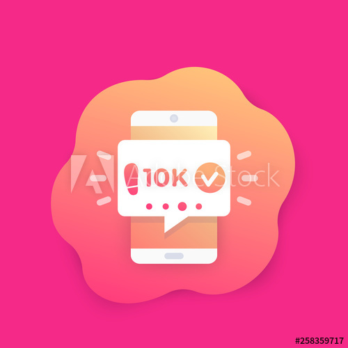 500x500 Fitness App Notification, Track The St Pedometer, Activity