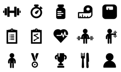 400x239 Fitness Icons Png