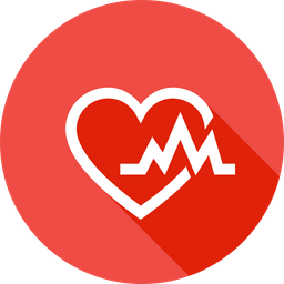 256x256 Health, Fitness, Care, Safe, Fresh, Heart Icon Of Line Style