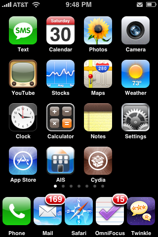 Five Icon Dock